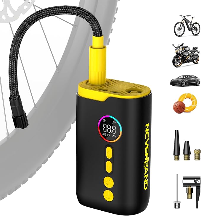 NEVERLAND Tire Inflator Portable Air Compressor by Professionalcoversellers