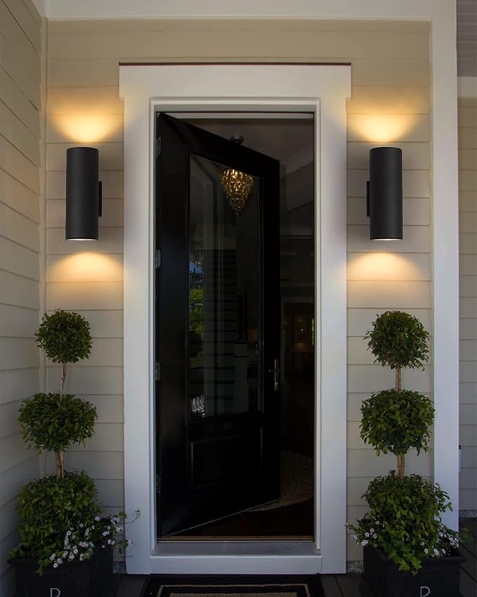 Ken & Ricky Outdoor Wall Light, Dusk to Dawn Sensor Exterior Light Fixture - Image 7