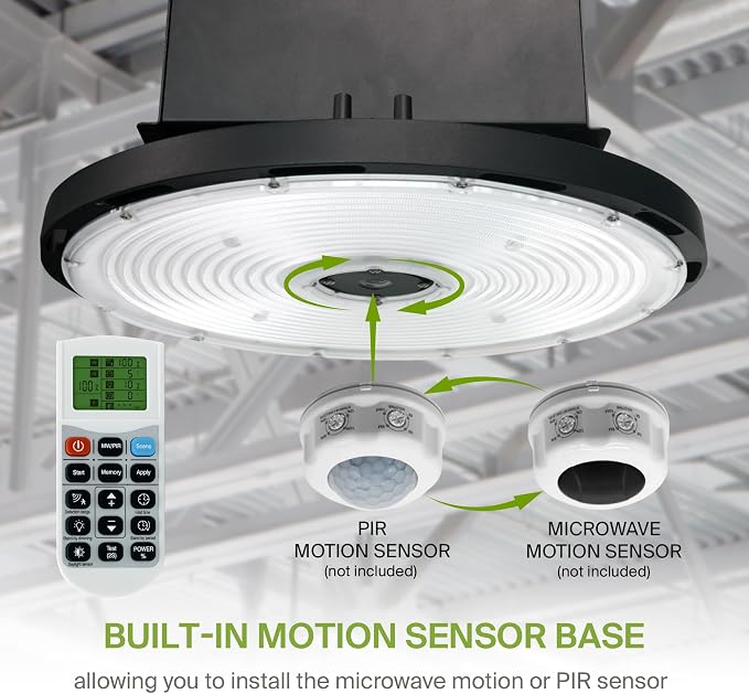 ASD LED High Bay UFO Light Fixture, Commercial Shop Lighting | Dimmable - Image 7