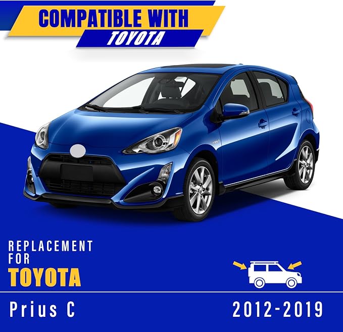 3 wipers Replacement for 2012-2019 Toyota Prius C, Windshield Wiper Blades - Image 5