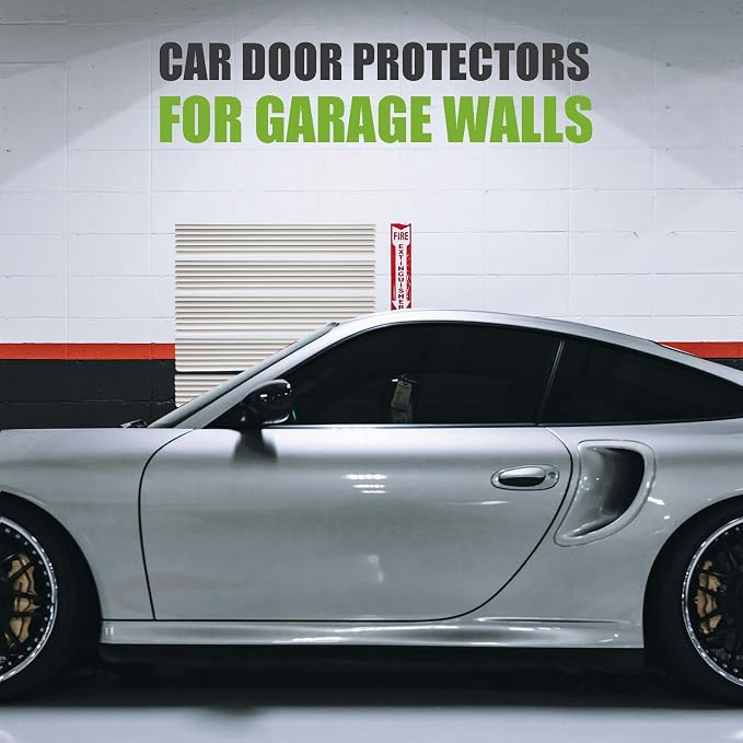 Garage Wall Protector Strip Car Door Protector, Self-Adhesive Rubber Garage - Image 4