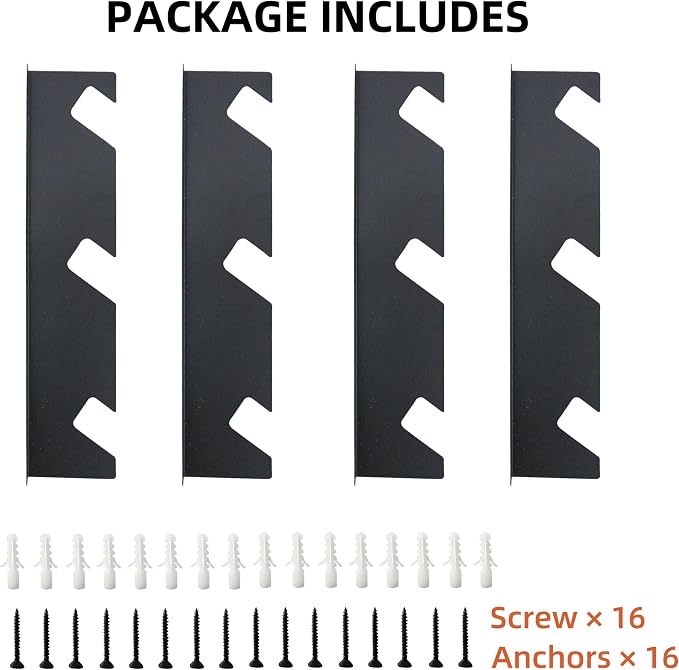 CZWL&HG Heavy-Duty Garden Tool Organizer Wall Mount – Garage Wall Storage Rack - Image 6