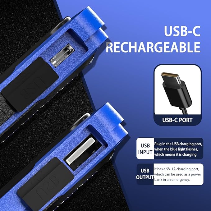 WARSUN Led Work Light Rechargeable, Portable Magnetic Work Light, LED Flood - Image 2