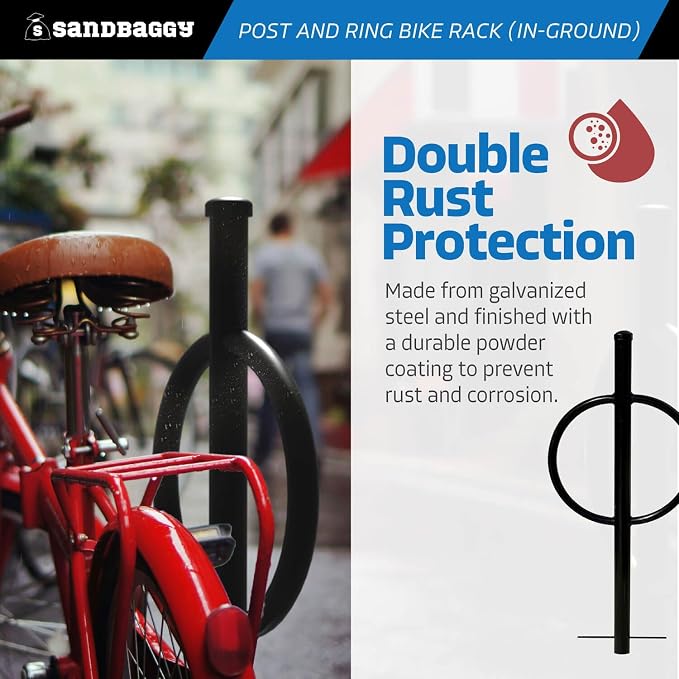 Sandbaggy Post and Ring Bike Rack - Image 6