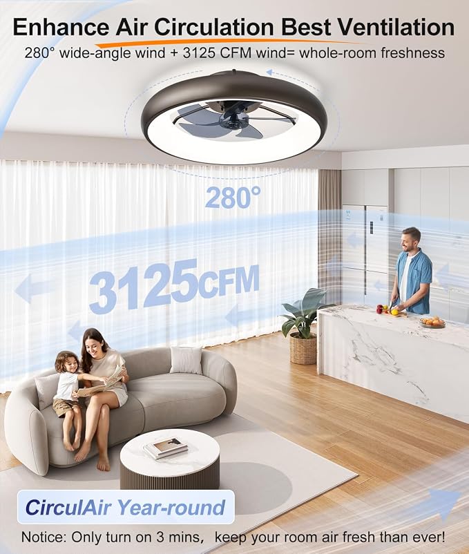 Ultra Low Profile Ceiling Fans - Image 3