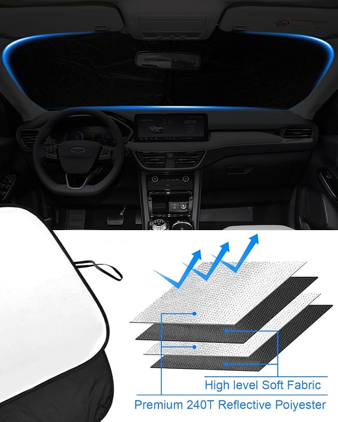 2025 Upgrade Front Windshield Sunshade fit - Image 5