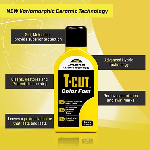 T-Cut Yellow Scratch Remover Color Fast Paintwork Restorer Car Polish - Image 4