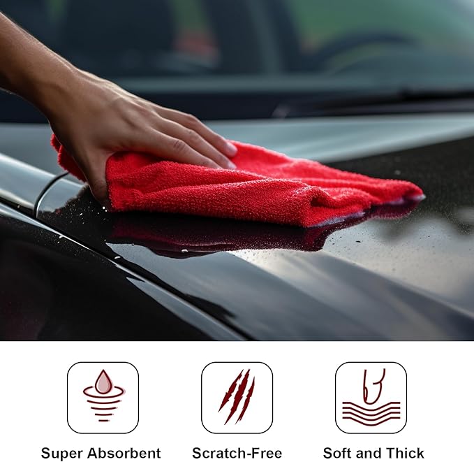 Shimeyao 30 Pcs Edgeless Microfiber Plush Towels - Image 4