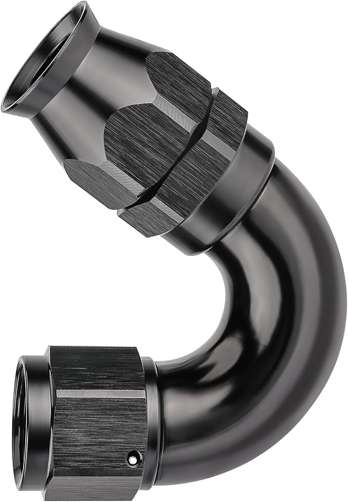 EVIL ENERGY 6AN 150 Degree PTFE One Piece Full Flow End Hose Fitting Aluminum by EVILENERGY