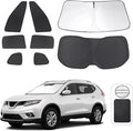 TINGLU Window Shades for Nissan Rogue 2014-2020 Accessories Full Windows Rear by TINGLU