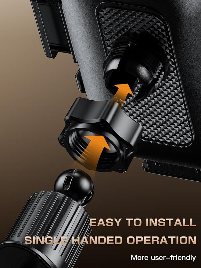 Topmake Car Phone Holder Mount, 【2025 Upgrade】 3-in-1 Cell Phone Holder - Image 8
