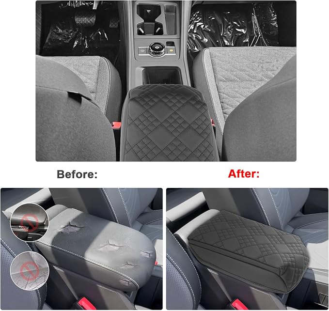 SXCY for 2025 VW Tiguan Armrest Cover Pad for 2025 Volkswagen Tiguan - Image 2