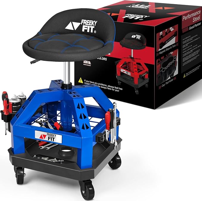 Rolling Shop Stool for Garage - Image 2