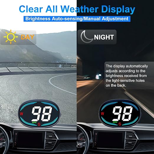 SinoTrack HUD GPS Speedometer Universal Car Heads-up Display 2.7inch MPH Speed - Image 5
