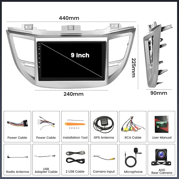 2G+32G 9 Inch Android Car Stereo - Image 7