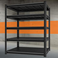 Heavy Duty Shelves, 5-Tier Metal Shelves, 3000LBS Loads, Adjustable, by Huhaneon