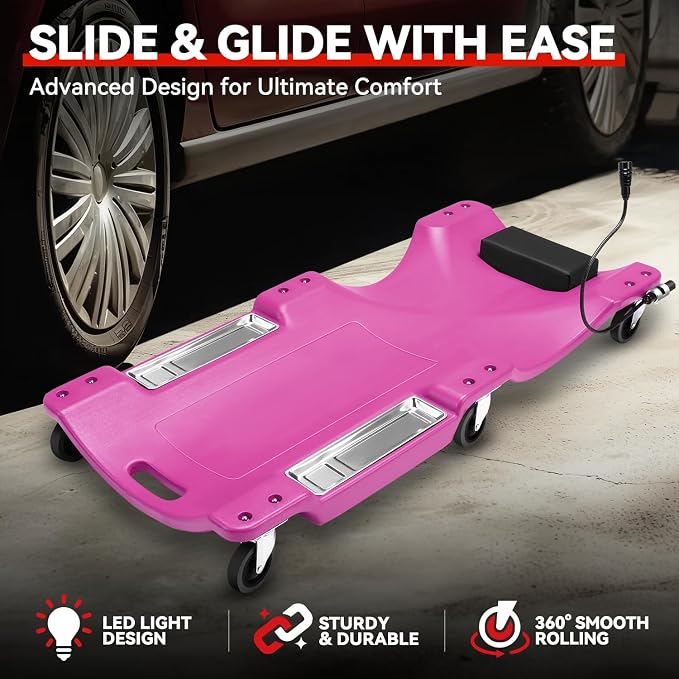 Auto Dynasty 40 Inches Mechanic Creeper, Automotive Garage Repair Low Profile - Image 2