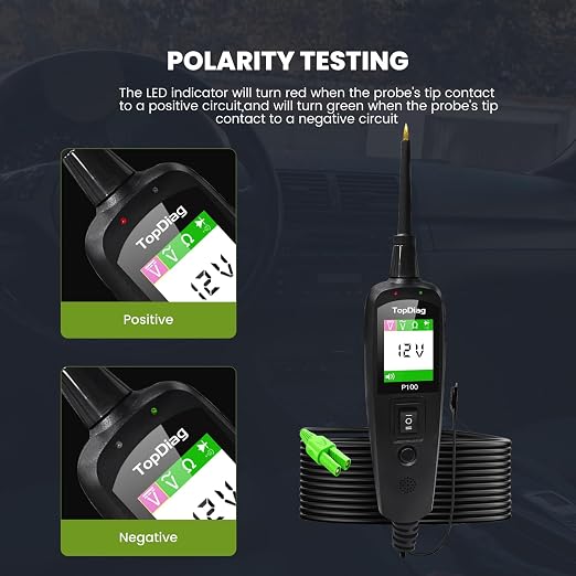 Power Circuit Probe Kit, P100 Car Circuit Tester, 12V 24V Automotive Electrical - Image 4