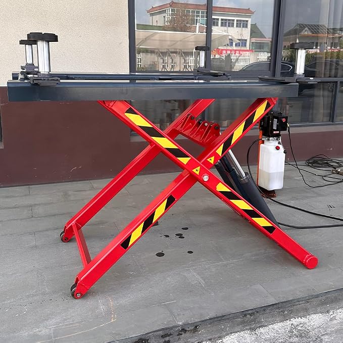 Portable Mid Rise Scissor Lift 6000LBS Lifting Capacity AK-X66 MAX. Lifting - Image 9