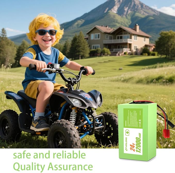 24V 12Ah Battery & Charger Kit for Kids Ride-On Cars | Compatible - Image 3