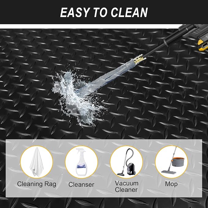 7.5x18 FT Garage Floor Mat, Flooring Roll - Image 6