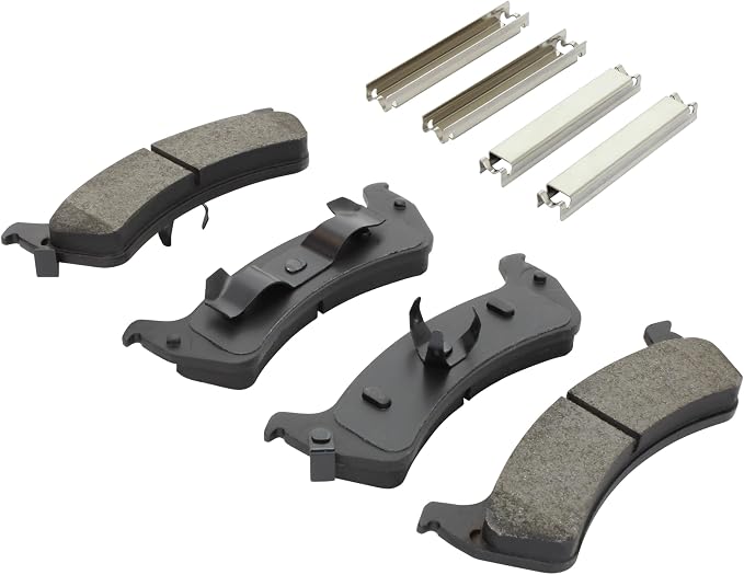 Premium Semi-Metallic Rear Brake Pads Compatible - Image 2