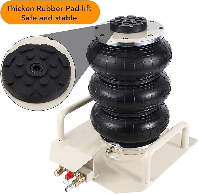 Air Jack, Heavy Duty 3 Ton/6600 lbs Air Bag Jack-3-Ply Pneumatic Lift up to - Image 4