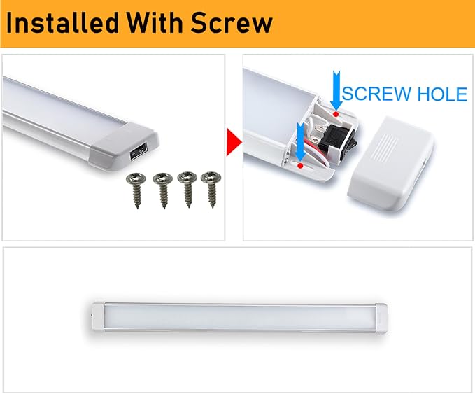 LED Interior Utility Light Fixture 30.3" x 2.6", High Lumen-Output Low Current - Image 3