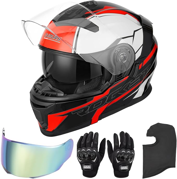 Modular Motorcycle Helmets Full Face Flip up Street Bike Motorcycle Helmet - Image 6