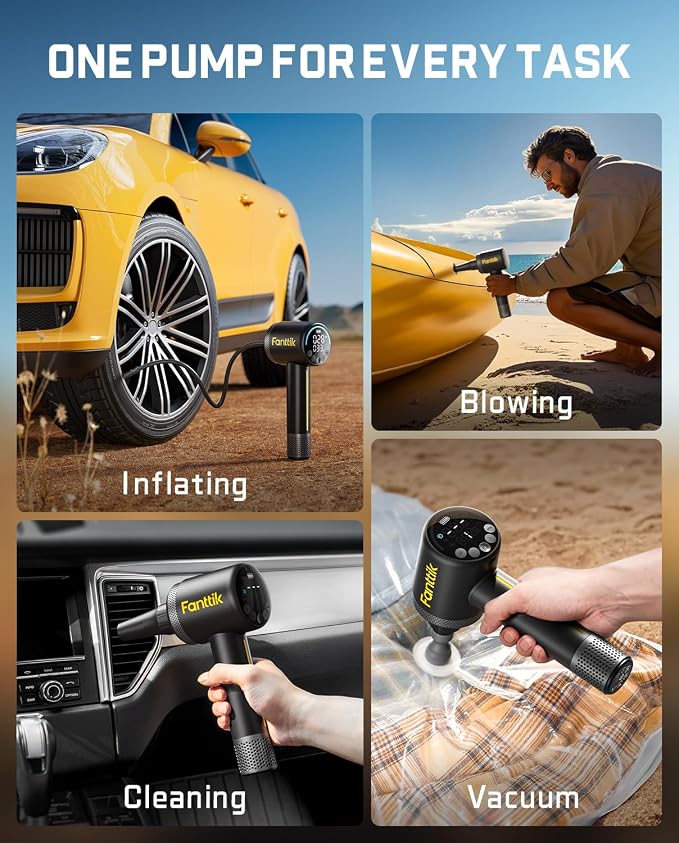 Fanttik X9 Classic Tire Inflator Portable Air Compressor - Image 2