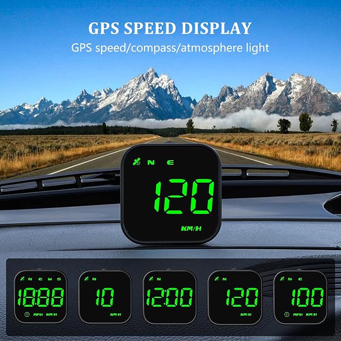 G4S Digital GPS Speedometer, New HUD Car Head Up Display - Image 2