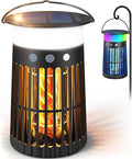 Solar Bug Zapper Outdoor, Portable Electric Mosquito Killer by Zechuan