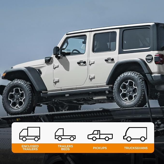 Kingfun Heavy Duty Car Tie Down Straps - Image 4
