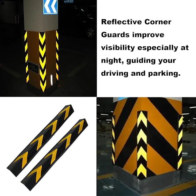 27" Rubber Garage Wall Protector Corner Guard - Image 4