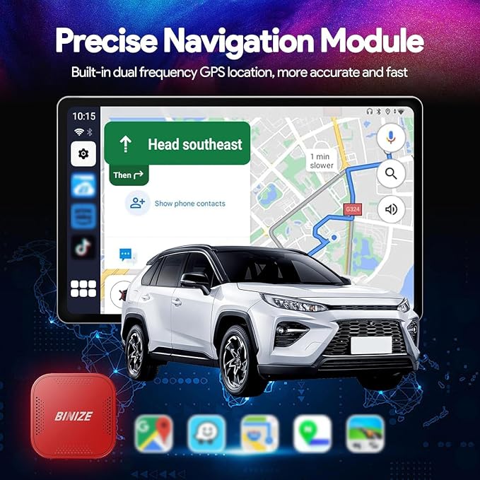Binize Carplay Ai Box Android 13 AndroidAuto AI Box Wireless Carplay - Image 7