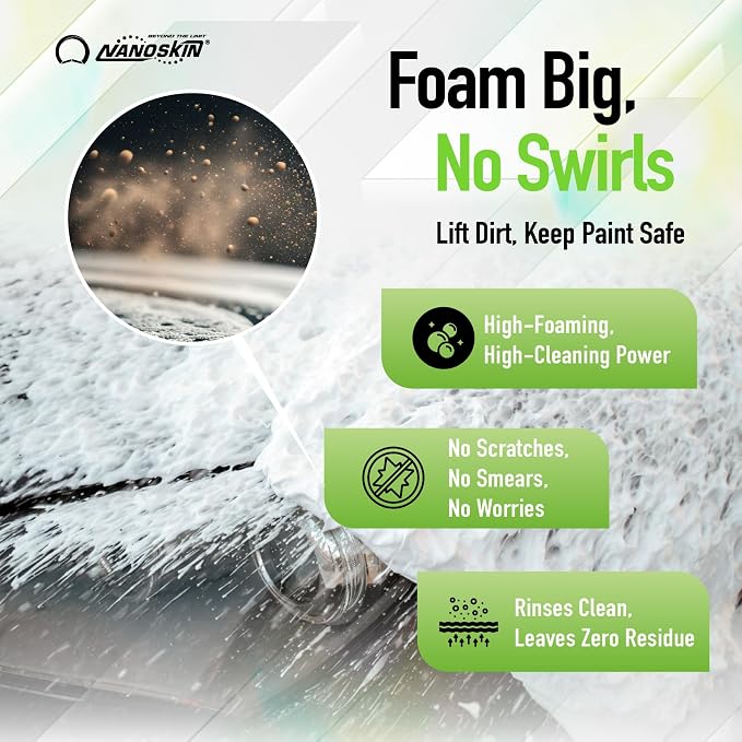 Nanoskin BUBBLE BATH Foaming Car Wash Shampoo 30 Gallons - Image 3