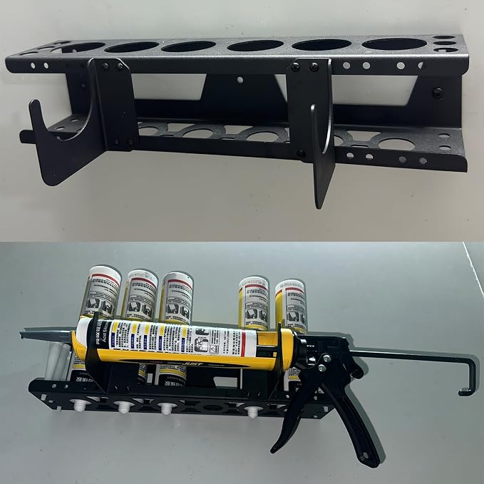 Caulking Tube and Caulking Gun Holder, Caulking Gun Storage Rack, Handy Rack - Image 5