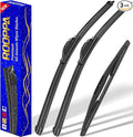 3 wipers Replacement for 2014-2018 BMW X5, Windshield Wiper Blades Original by ROOPPA
