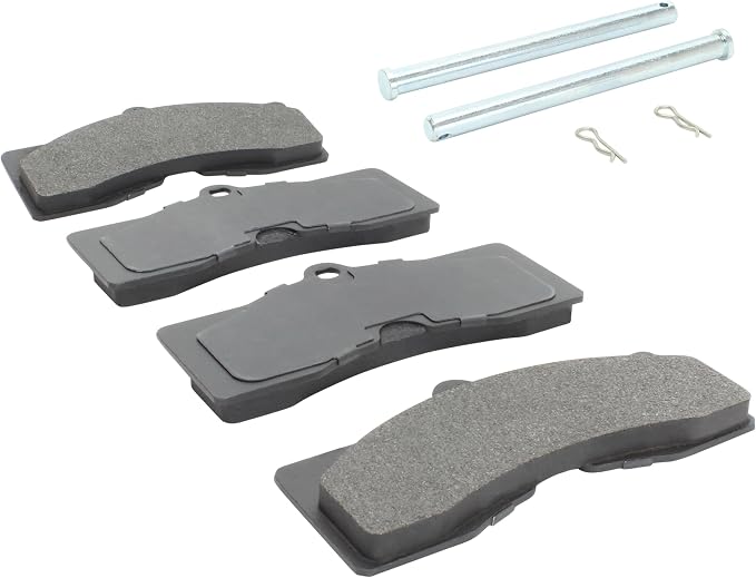 Premium Semi-Metallic Front Brake Pads Compatible - Image 2