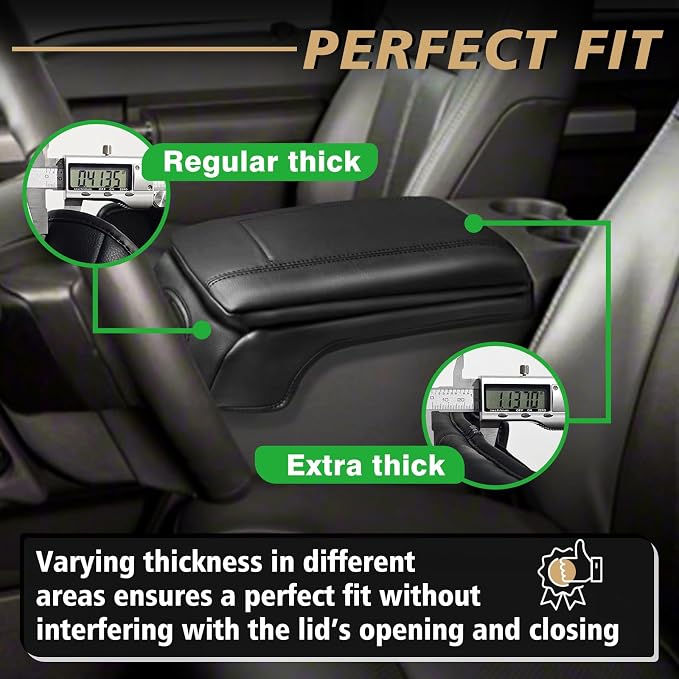 Muslogy Center Console Armrest Cover Compatible - Image 5