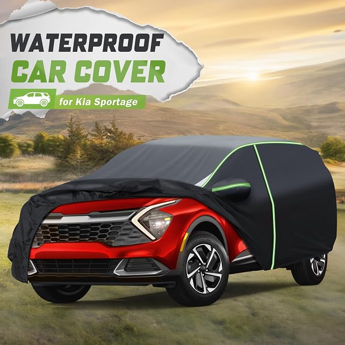 Mixsuper Liner Car Cover for Kia Sportage 1994-2026, 7 Layers Waterproof Car - Image 2