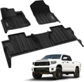 LASFIT Floor Mats for Toyota Tundra 2014-2021 CrewMax Cab, All Weather Custom by LASFIT