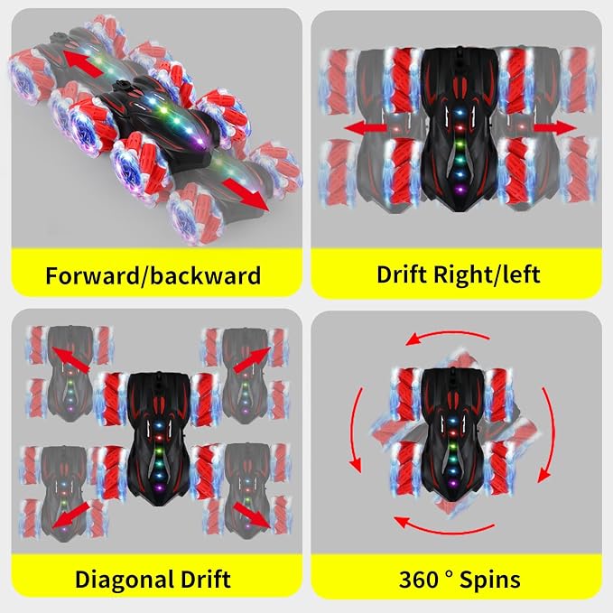 Upgraged Gesture Sensing RC Stunt Car - Image 5