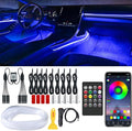 Car LED Strip Lights, LEDCARE 9 in 1 RGB Car Interior Lights by QVEVDACAR