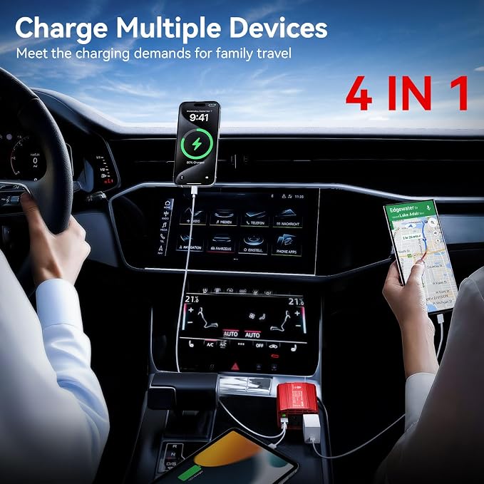 BESTEK 300W Car Power Inverter - Image 2
