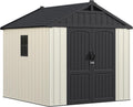 Greesum 8×8 FT Plastic Outdoor Storage Shed by BuynowfromGreesum