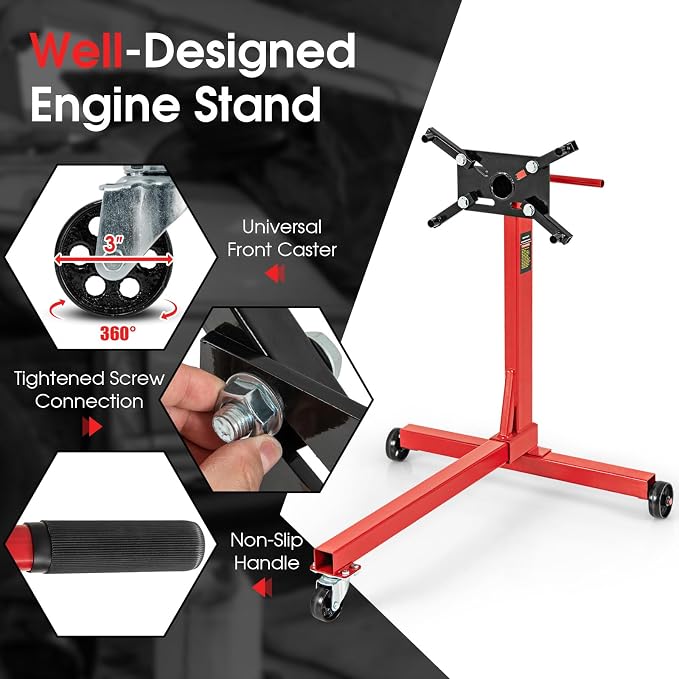 Goplus Engine Stand, 750 LBS Motor Stand - Image 6