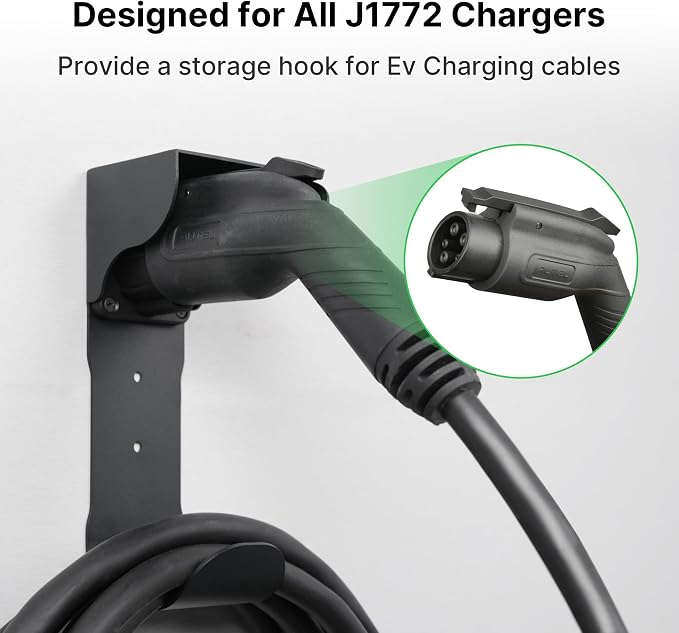Autel EV Charger Holder, Wall-Mount Connector Nozzle Holster Dock - Image 3