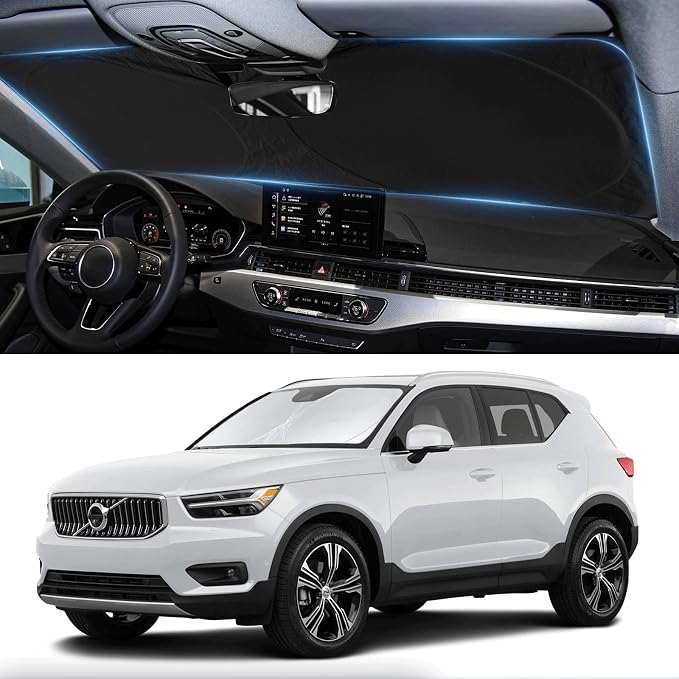 Custom Fit XC40 Windshield Sunshade by INSAUTO