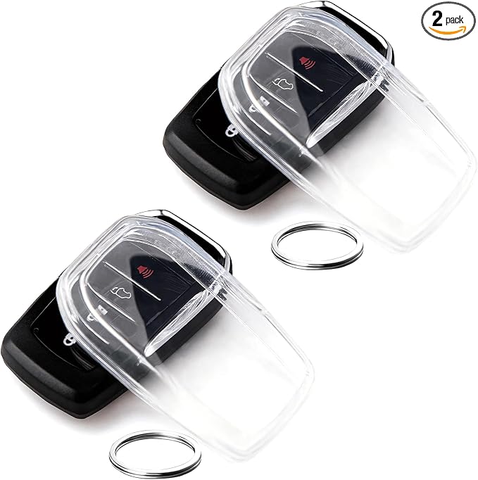 OLLEN Clear TPU Key Fob Cover, Fit by OLLEN